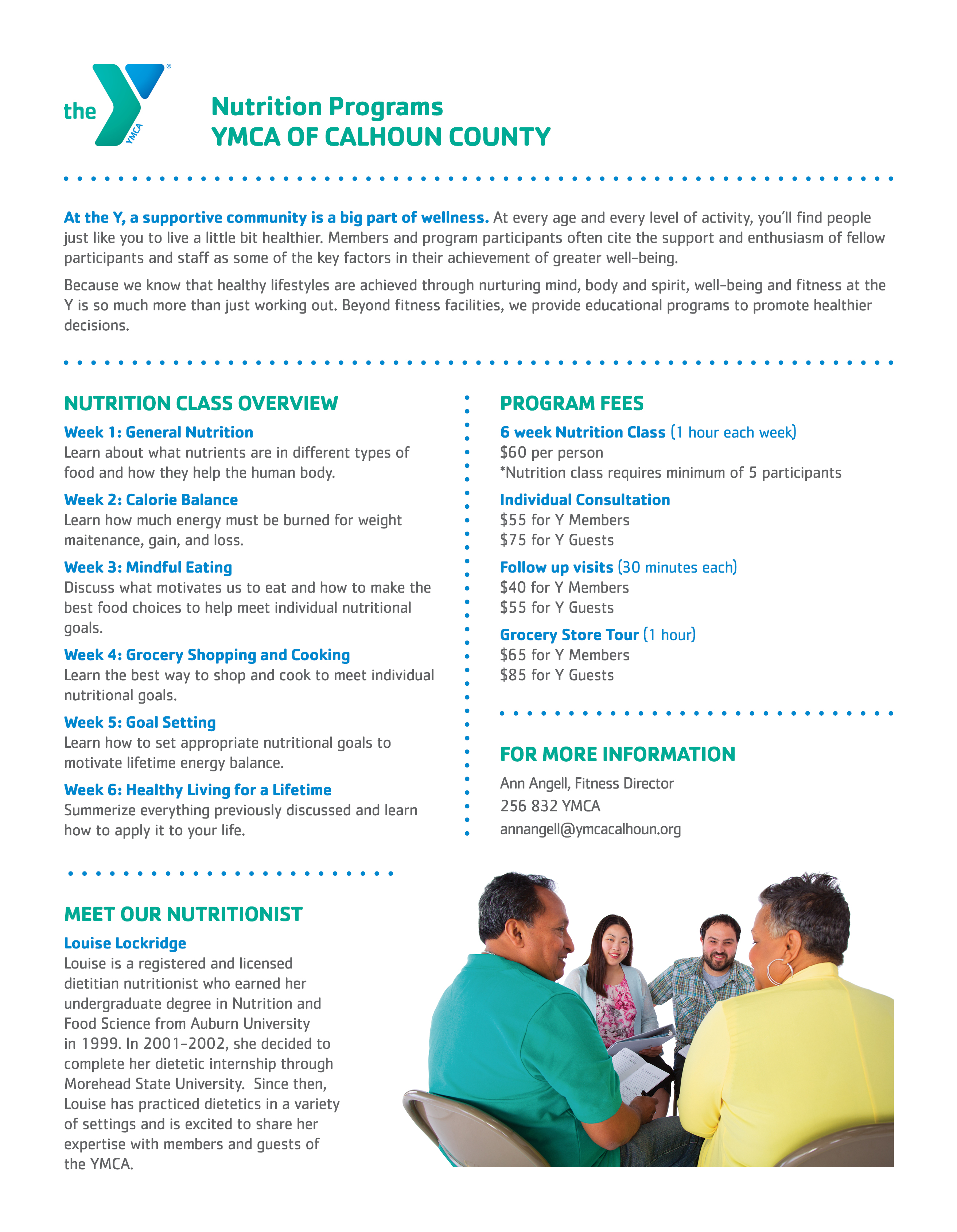 Nutrition YMCA of Calhoun County